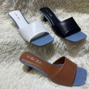 sandales à talon moyen